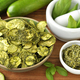 Pesto Zucchini Chips
